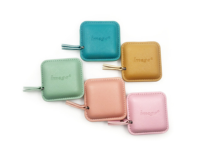 Colorful 20mm Pink Retractable Tape Measure Body Personalized ABS PU Leather
