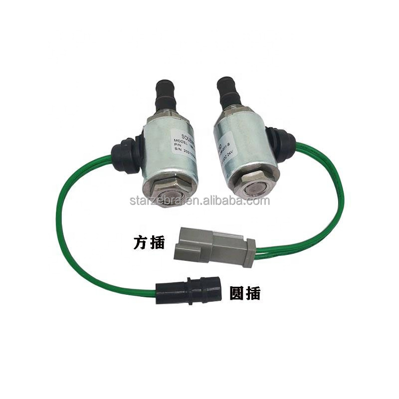 Supply 186-1526 186-1525 3E-6269 CAT Tractor 24V Solenoid Valve for High Guarantee CAT 120H 140H 160H Excavator Parts