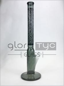 Quality Handmade Clear Glass Smoking Pipe White Freezable Pure Hookah 16Inch wholesale