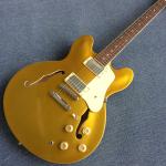 Hollow body Jazz electric guitar, Golden Jazz Guitar, Rosewood Fingerboard