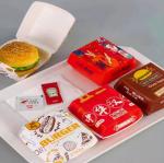 Biodegradable Kraft Paper Frozen Burger Parcel Box Packaging In Bulk