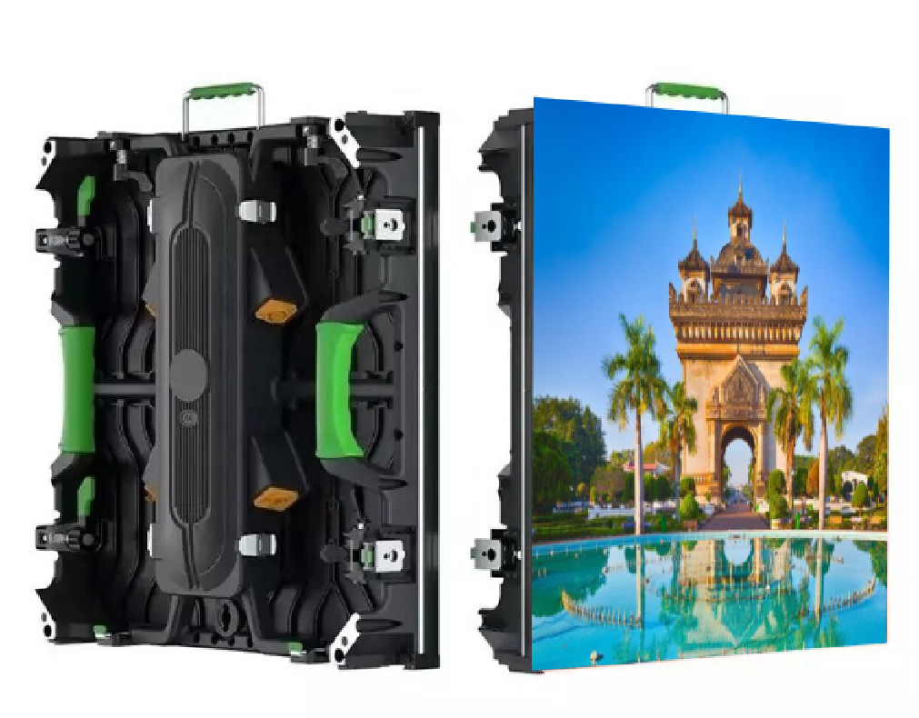 Giant Series 500x500mm Rental LED Sign: 3840Hz Refresh & Removable Power Box for Stunning Visual Impact