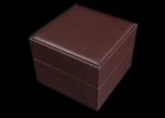 Recyclable Brown Ladies Watch Storage Box , High Grade Luxury Watch Case