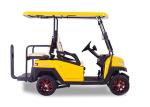 Custom 4 Wheel Golf Cart Four Seater Tourist Electric Sightseeing Car Battery