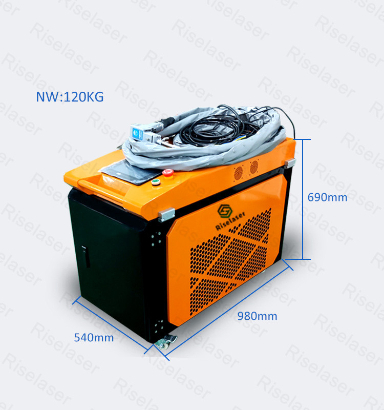 CW Fiber Mini Laser Soldering Machine 1000W 1500W 2000W For Aluminum Copper SS