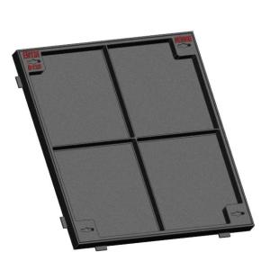 Quality Single Seal Square Manhole Cover Ductile iron EN GJS500-7 B125 Pavements, Pedestrianised Areas wholesale