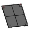 Buy cheap Single Seal Square Manhole Cover Ductile iron EN GJS500-7 B125 Pavements, from wholesalers