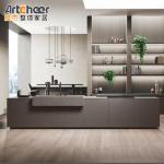 Made European Style Kitchen Cabinets with Plywood Carcase Material by Foshan