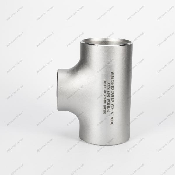 ASME B16.9 Stainless Steel Tee Fittings ASTM A403 SS Reducing Tee