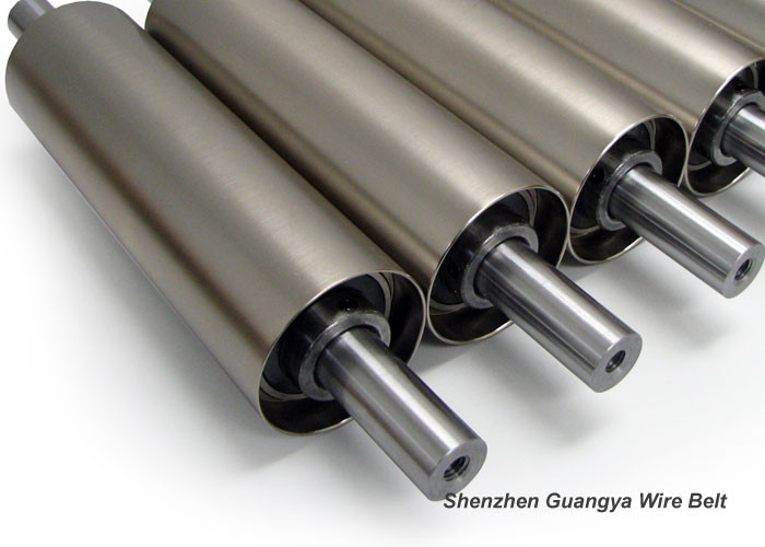 Industrial Stainless Steel Replacement Conveyor Rollers Low Vibration
