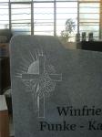 European style White Marble Headstone