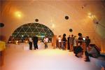 Geodesic Clear Dome Tents White PVC Cover Anti Heat Ventilation Windows
