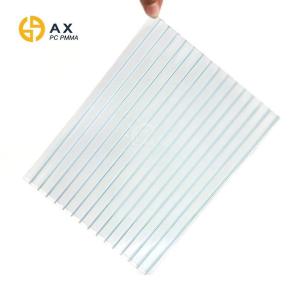 Quality SGS Greenhouse 8mm Clear Polycarbonate Twinwall Roofing Sheet wholesale