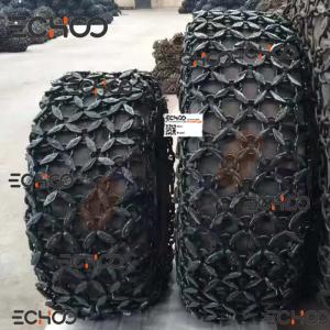 Quality 10-24 Wheel Loader Rubber Tire / Tyre Protection Chain Mini Loader Protection Chain wholesale