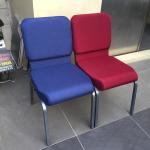 Hot Sale High Quality Interlock Desgin metal Stacking Church Chair