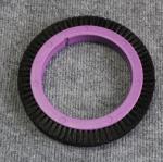 Stenter Finishing Machinery Parts Stentex Brush Wheel 122mm Dia Black Bristle