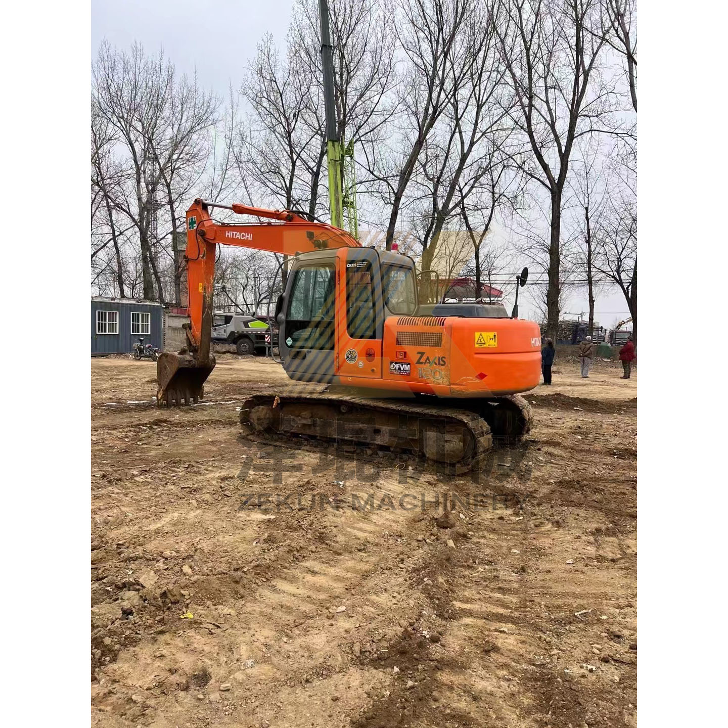 4001-6000 Working Hours Hitachi ZX120-6 Second Hand Mini Excavator with ISUZU Engine