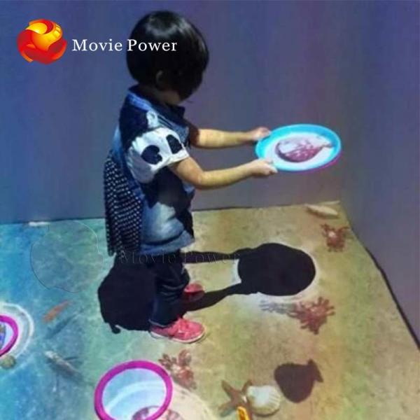 Cheap Infrared Sensing 9D VR Cinema Multi Interactive Floor Games Projection for sale