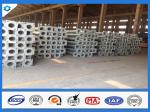7.6m High 3mm Thick Conical Hot Dip Galvanized Street Light Steel Pole