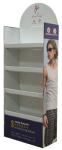 Lightweight Stand Up Cardboard Display For Supermarket Flat Packing Type