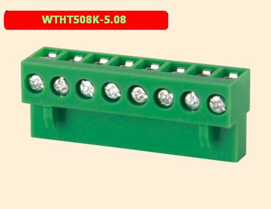 5.08mm Pcb Wire Terminal / Plastic Screw Connector Block 24－12 Awg