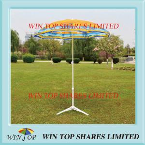 Quality Steel Base Tropical Style Beach Umbrella wholesale