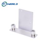 Stainless Steel Precision Sheet Metal Parts Silver Plate Custom Bending