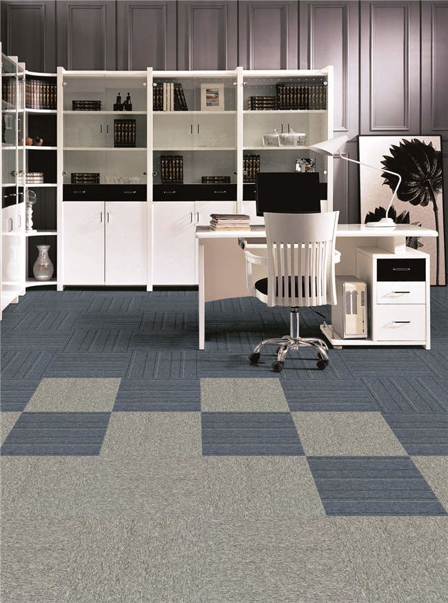 PP WITH BITUMEN COMMERCIAL CARPET TILE FOR OFFICE,POPULAR 50CM*50CM