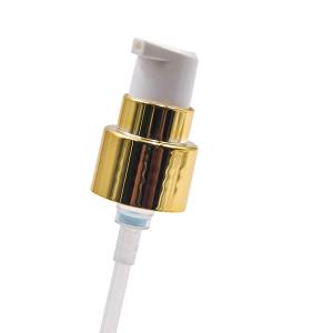 Quality Polypropylene Cosmetic Hand Pump 20mm/410 Gold Dispenser Pump wholesale