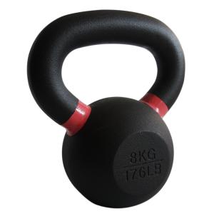 Quality Powder Coating Cast Iron Kettlebell with KG LB wholesale