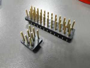 Quality 4.0mm Pitch Male Pin Header Connector 3 Rows ECU Connector 35pin PBT Round Pin wholesale