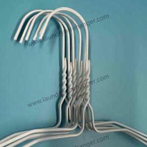 Quality 16inch Blue Clothes Wire Hanger For Dry Cleaner wholesale