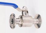Clamp Ends Sanitary Ball Valves , 2 Inch Ball Valve For Hygienic Industry