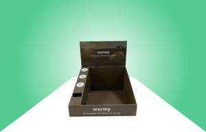 Quality Biodegradable Cardboard Counter Display Matte Finish For Promoting Warmy Charger wholesale