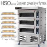 Efficiency Electric Pizza Baking Oven 20.7kw 380V Commercial Kitchen Equipment