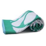 Patterned Beach Basketball Sweat Towels Sand Free Microfiber Cooling Rags For