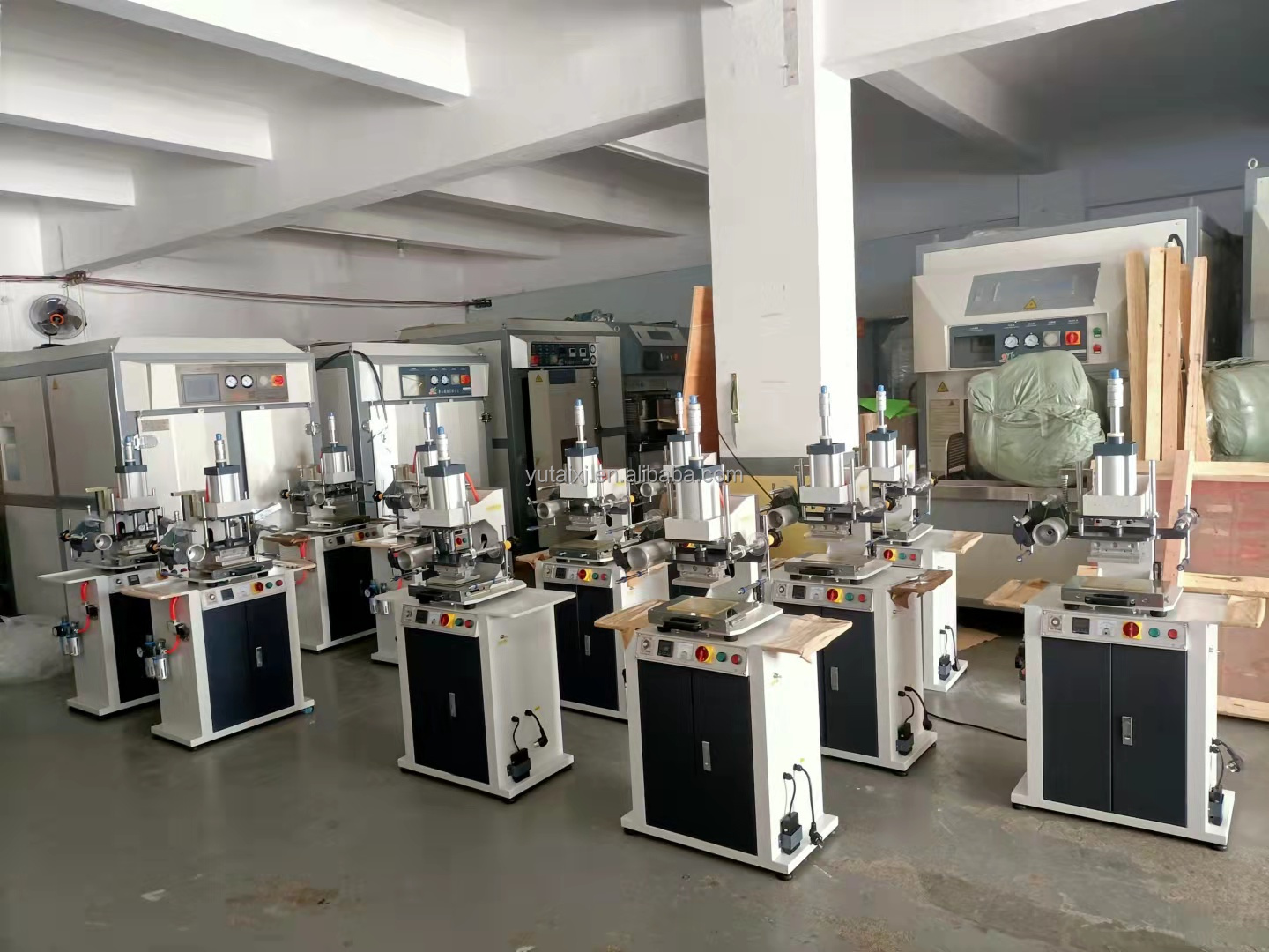 Pneumatic Shoe Making Machine Fabric Logo 3D Embossing Hot Foil Stamping Machine