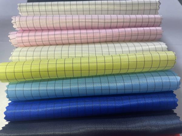Cheap Polyester / Cotton Anti Static ESD Fabrics White 100d*100d for sale