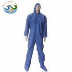 Disposable Non Woven Acid Resistant 185 White Lab Coat