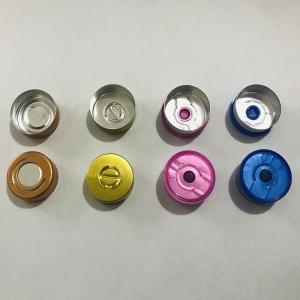 Quality 20mm Injection Glass Bottle Aluminum Plastic Cap Medicinal Aluminum Lid wholesale