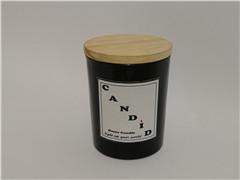 Quality Home decor candle; black scented glass candle,luxury candle, unique candle wholesale