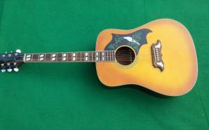 Quality 2018 Orange Sunburst Dovo acoustic guitar wholesale