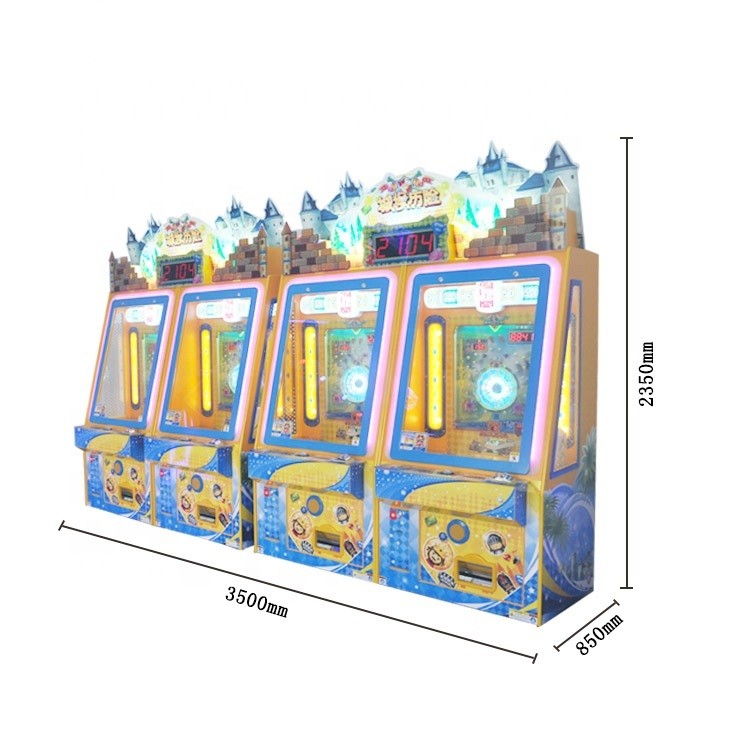 Amusement Game Center Pinball Game Machine Castle Maze Coin Pusher Easy To Use