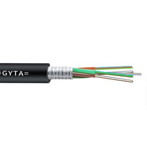 Quality 48 Core Single Mode Armored Duct GYTA Optic Fiber Cable wholesale