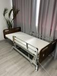 Electric Home elderly nursing Bed with Lockable Wheels