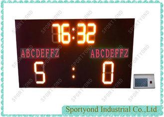Waterproof Outdoor Led Electronic Football Scoreboard For Five-A-Side Futsal