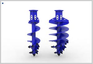 Quality Double Cut Conical Drill Auger Construction Equipment Parts 1000mm 1200mm wholesale