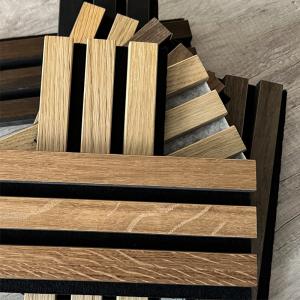 Quality Oak Wood Slat Acoustic Panel Living Room Soundproof Wall Panel wholesale