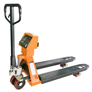 Quality PU Wheels 3000kg Digital Pallet Jack Truck Weight Scale In Industrial Warehouse wholesale