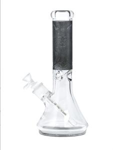 Quality Borosilicate Beaker Bottom Large Tube Handblown Recycler Water Pipes Glass Bongs wholesale
